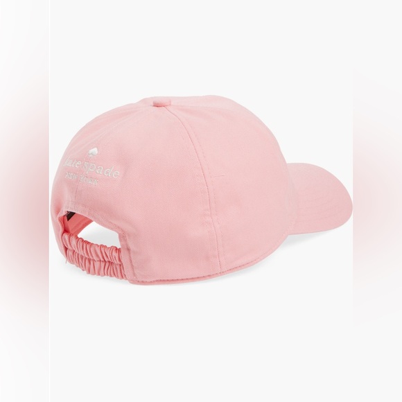 Kate Spade Baseball Cap in Grapefruit Soda (Pink) main image 4
